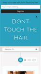 Mobile Screenshot of donttouchthehair.com